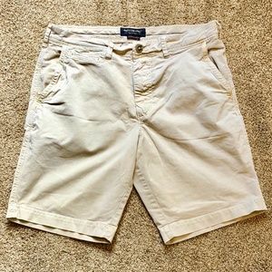Tan American Eagle Khaki Shorts